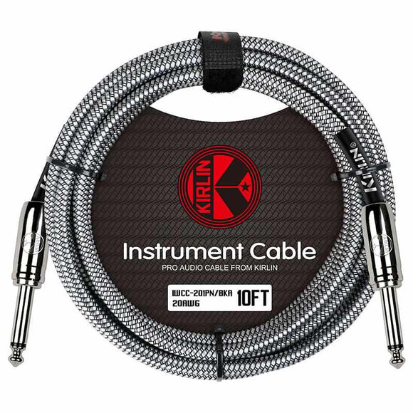 Kirlin Instrument Cable 10ft Silver