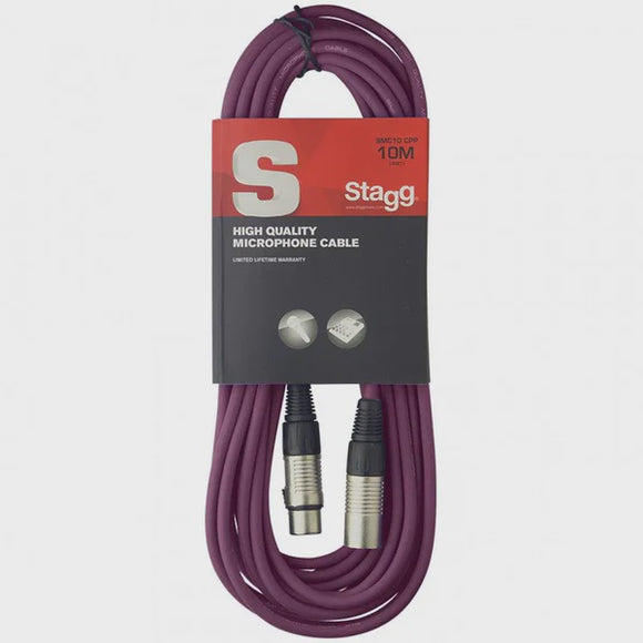 Stagg High Quality Microphone Cable PL 10M