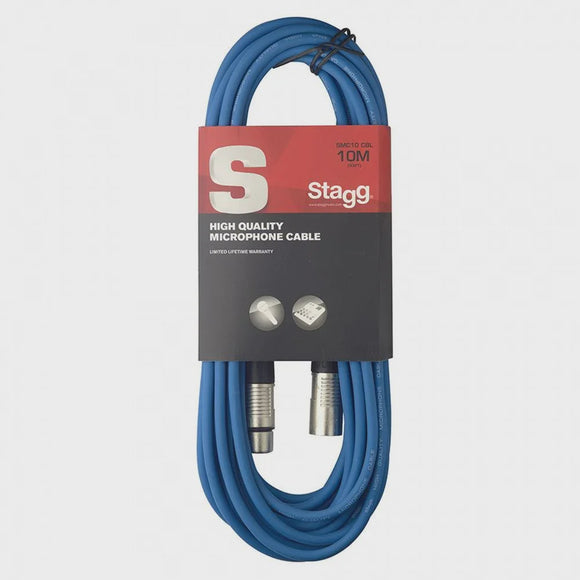 Stagg High Quality Microphone Cable BL 10M