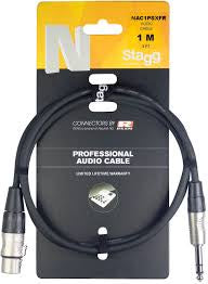 N-series 1-metre audio cable FM XLR - Stereo Jack  - NAC1PSXFR