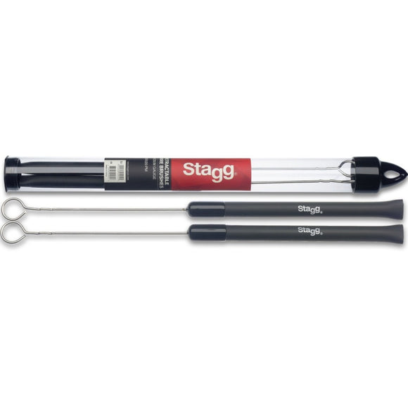 Stagg Telescope Brushes Rubber Handle