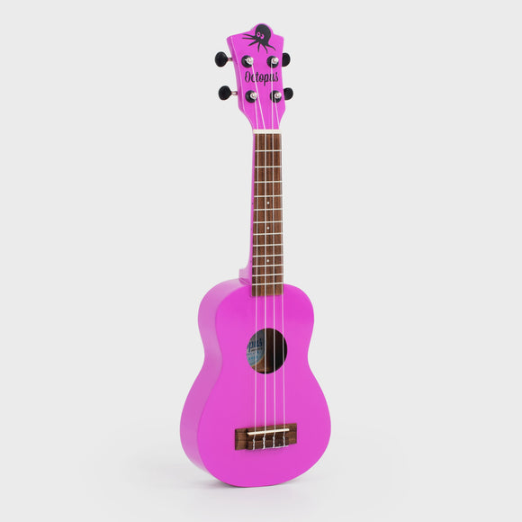 Octopus Academy Soprano Ukulele Pink