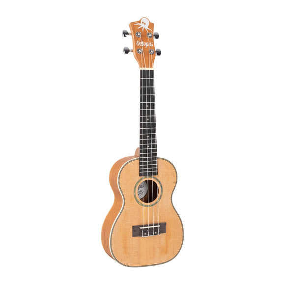 Octopus Mahogany Concert Ukulele with Solid Spruce Top