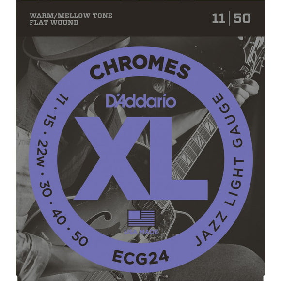 ECG24 D'addario EXL Chrome Strings - Jazz 11-50