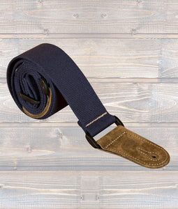 Cotton Webbing Guitar Strap - Blue