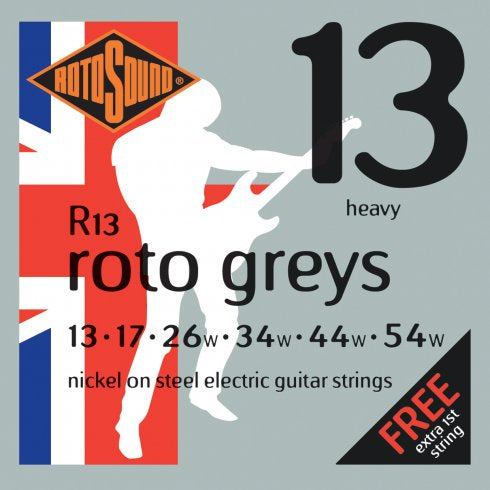 Roto Greys nickel Guitar strings 13-54