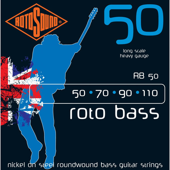 RB50 Heavy Gauge Nickel Bass Strings .50 - .110
