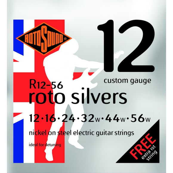 Roto Silvers nickel Guitar Strings 12-56
