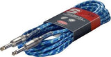 Stagg 6M High quality jack to jack (1/4'')  Blue