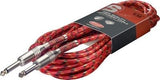 Stagg 6M High quality jack to jack (1/4'') RED